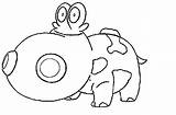 Pokemon Hippopotas Coloring Pages Visit sketch template