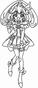Glitter Force Coloring Pages Peace Cure Color Weird Printable Girls Getcolorings Getdrawings Wecoloringpage Popular sketch template