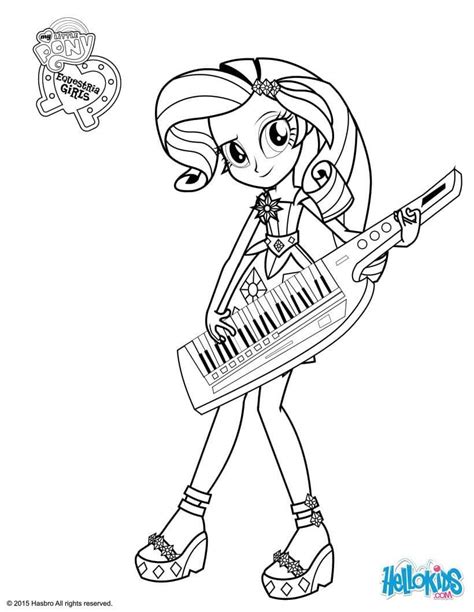 pony equestria girls coloring pages  images