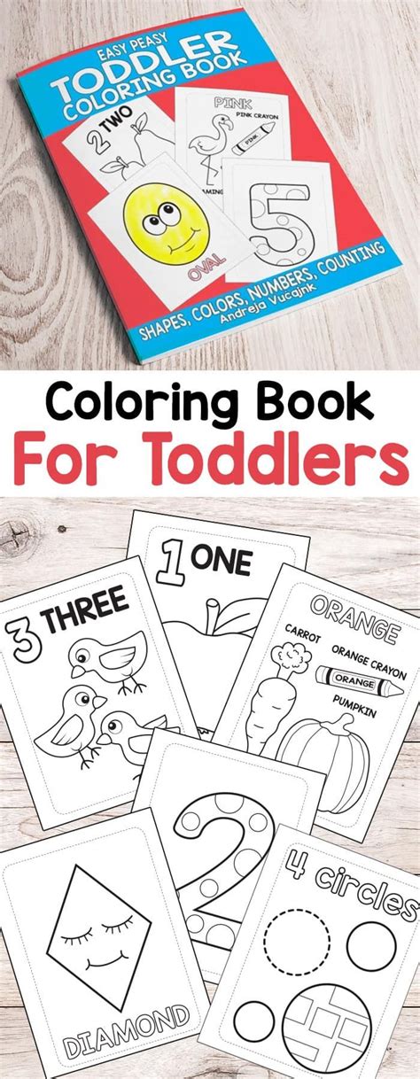easy peasy toddler coloring book shapes numbers counting  colors