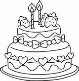 Anniversaire Coloriage Ans Cake Dessin Imprimer Birthday Coloring Gateau Papa Pages Colorier Lovely Coloriages Happy sketch template
