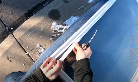 replace window glass  vinyl frame step  step tutorial