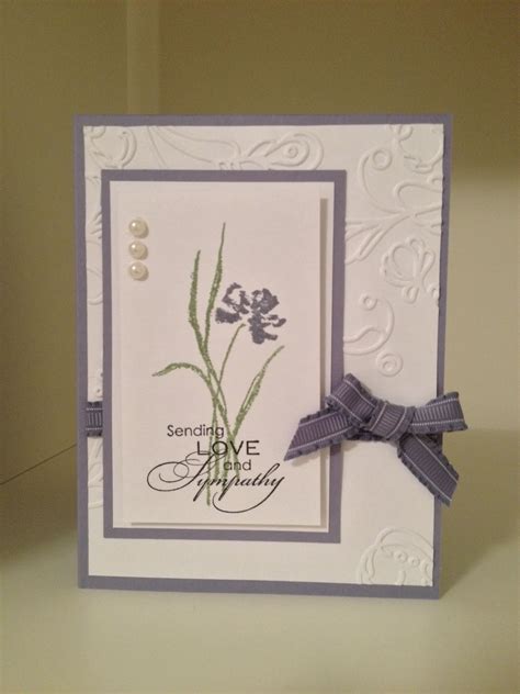 stampin  sympathy card ideas