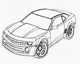 Camaro Coloring Pages Chevy Drawing Chevrolet Car Cars Corvette Outline Z06 Print Ss Silverado Drawings Clipart Printable Camaros 1969 Getcolorings sketch template