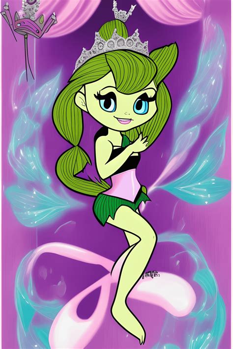 digital graphic princess crown tinkerbell emo cartoon · creative fabrica