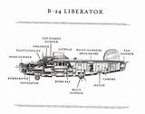 24 Liberator Consolidated Inside Wwii Air Father Corps Army War Statistics sketch template