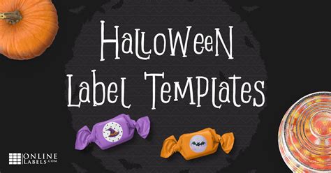 perfectly spooky halloween label templates