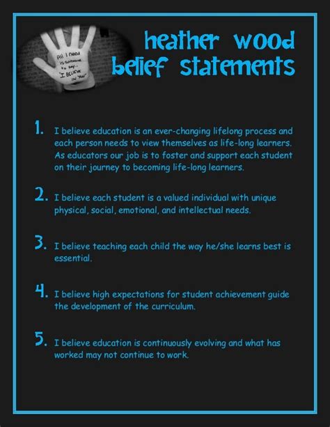 belief statements