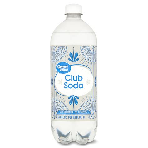 great   sodium club soda sparkling water  fl oz  single