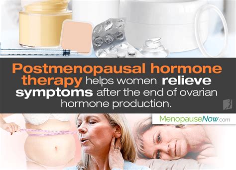 postmenopausal hormone therapy menopause now