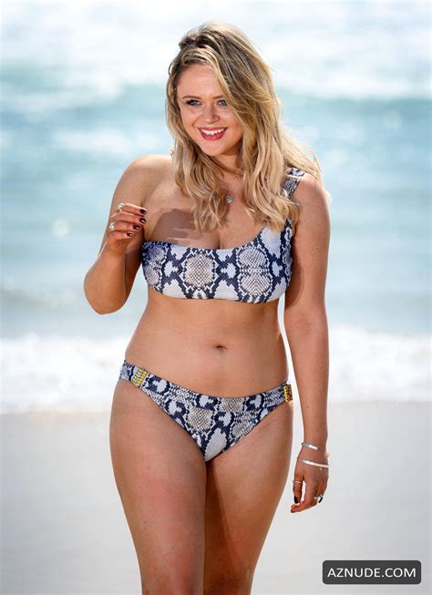 emily atack sexy bikini body on the beach in queensland