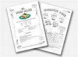 Recipes Coloring Healthy Colouring sketch template