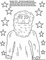 Coloring Abraham Stars God Bible Pages Abram Sunday School Story Lot Craft Name Calls Crafts Printable Children Genesis Colouring Sarah sketch template