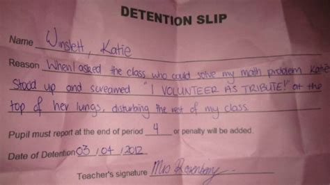 funniest detention slips ever