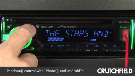 pioneer deh xbt car stereo display  controls demo crutchfield video youtube