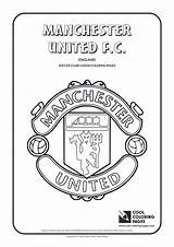 Manchester Coloring United Pages Soccer Logo Logos Cool Football Club Clubs Fc Kids Man Badge Printable Sheets Teams Print Paper sketch template