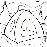 Outline Tents Clipartmag Getcolorings Colorin Webstockreview sketch template