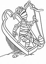 Mummy Coloring Pages Printable Kids sketch template