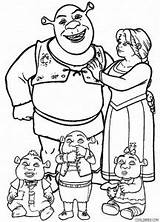 Shrek Fiona Colorir Ausmalbilder Cool2bkids Imprimir Shurek Babys Colorier Coloriage Sherek Ogre Bebe Feuilles Animés sketch template