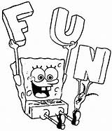 Coloring Fun Plankton Pages Spongebob sketch template