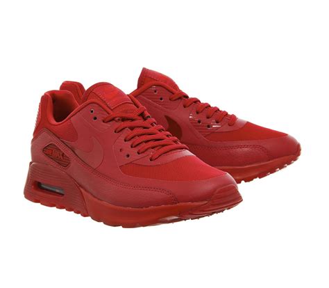 Nike Leather Air Max 90 Ultra In Red Lyst