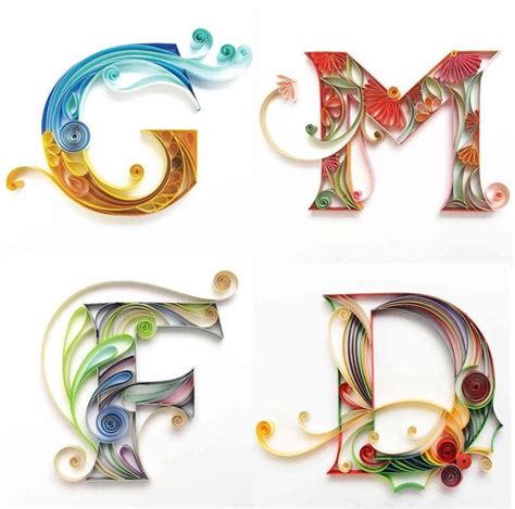 quilling letters images  pinterest pyrography
