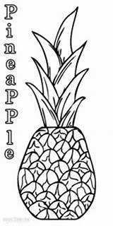 Coloring Pineapple Pages Printable Kids Cute Print Cool2bkids Fruit Pineapples Printablee sketch template