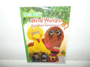 sesame street wild words  outdoor adventures dvd  brand  sealed  ebay