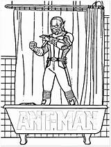 Ant Man Coloring Pages Print Printable Color Boys sketch template