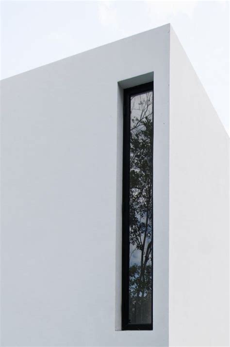 vertical window modern house minimalist architecture window design concrete staircase