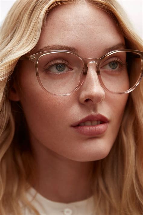 women s eyeglasses viva in tan bonlook in 2020 glasses for oval