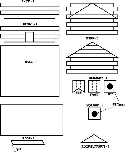 log cabin birdhouse plans  home plans design