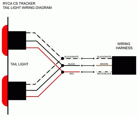 tail light wiring harness diagram   bass guitar