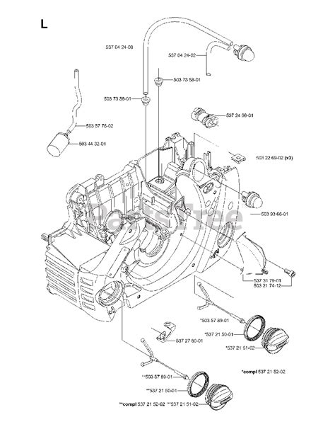 husqvarna  rancher husqvarna chainsaw   fuel system parts lookup  diagrams