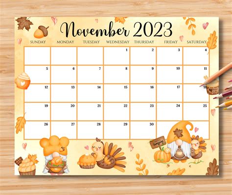 november calendars artofit