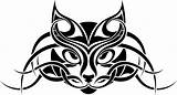 Tribal Cat Tattoo Designs Animal Animals Clipart Face Tattoos Drawing Celtic Drawings Cats Women Awesome Library Cool Whiskers Cliparts Trek sketch template