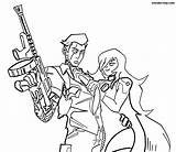 Midas Fortnite Coloring Pages Print Wonder Rex Shadow Jules Rifle Assault sketch template