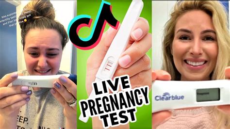 Live Pregnancy Test Tiktok Compilation You Must Watch I M Pregnant Bfp
