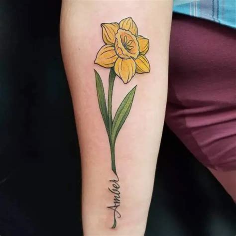aggregate  forearm daffodil tattoo latest incdgdbentre