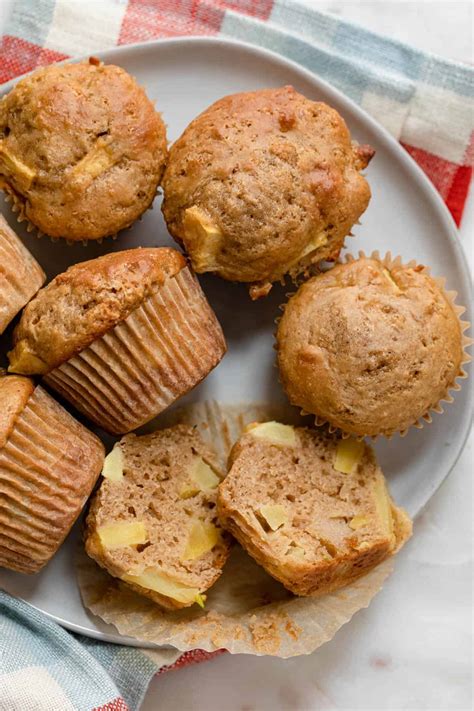 Apple Cinnamon Muffins {one Bowl Recipe} Feelgoodfoodie