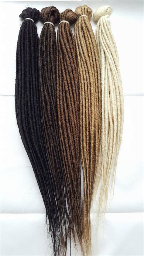 dreadlab double ended synthetic dreadlocks pack of 10 backcombed