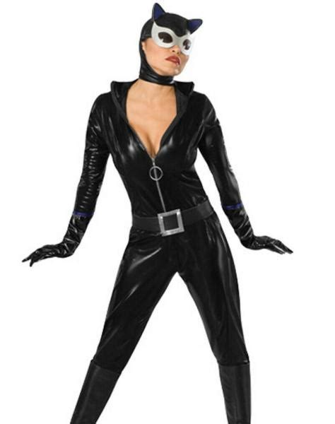 sexy adult womens vinyl catwoman cat woman costume size