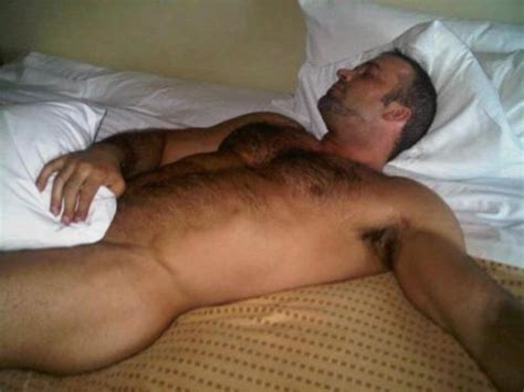 dad sleeping nude