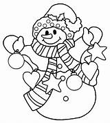 Snowman Coloring Christmas Pages Printable Kids Cute Sheets Kindergarten Colouring Color Snow Winter Print Cartoon Book Simple Printables Ages Holiday sketch template