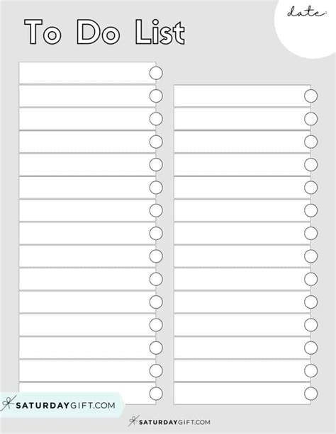 list template  cute  printable   lists