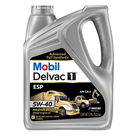 mobil delvac  esp heavy duty full synthetic diesel engine oil