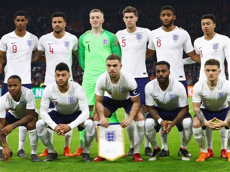 soccer football   england projected  world cup team