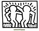 Keith Haring sketch template