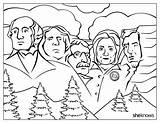 Coloring Rushmore Hillary Mt Clinton Mount Drawing Book Pages Packed Jam Power Girl Getdrawings Sheets Getcolorings Paintingvalley Sheknows sketch template