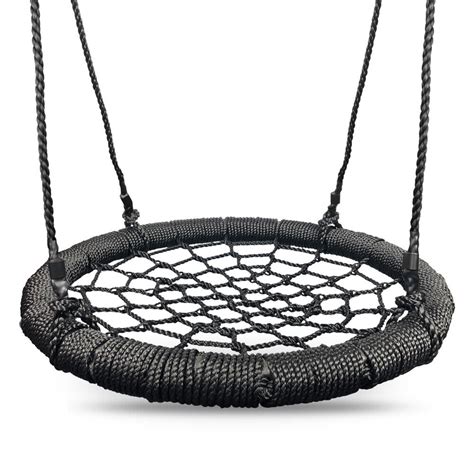 kids rope swing  outdoor birds crows nest spider web swing seat cm ebay